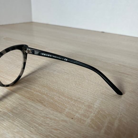 Prada VPR05X 510-1O1 Eyeglasses Black Gray Tortoise Frames 53-18-140 - Picture 6 of 10